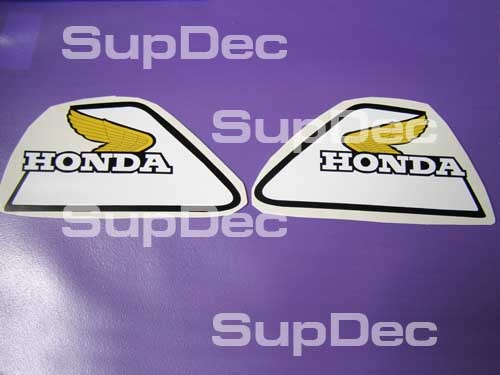 Honda CR125 XR80 CR XR Tanksticker Sticker paar